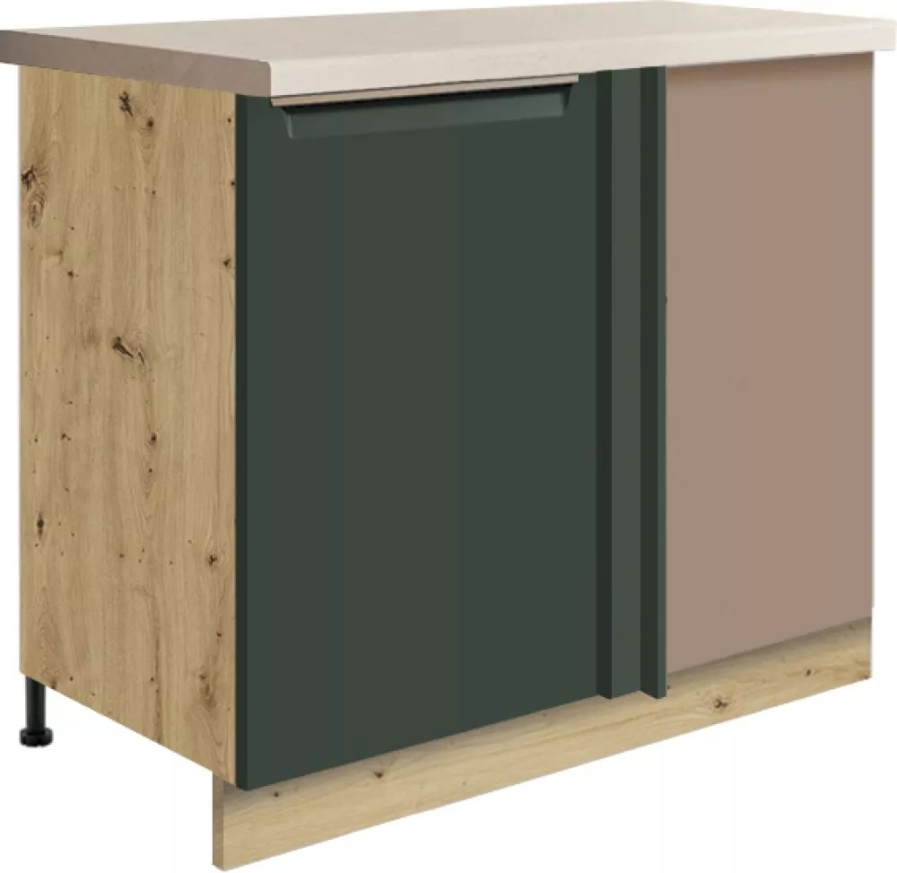 Virtuves skapis Glamour 24D-25D Puse: kreisā,