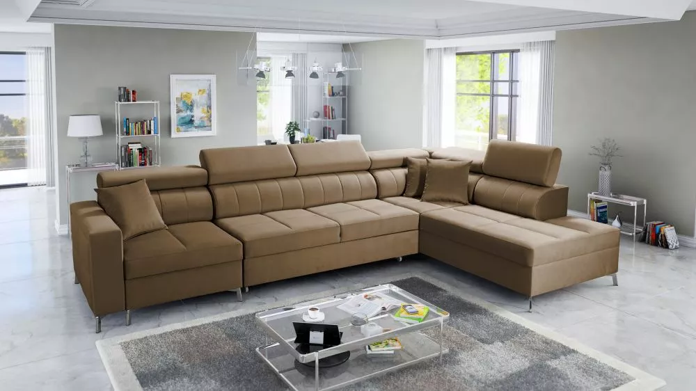 Dīvāns Side 10 Maxi Standard · Brūns · 217 × 344 × 83 cm
