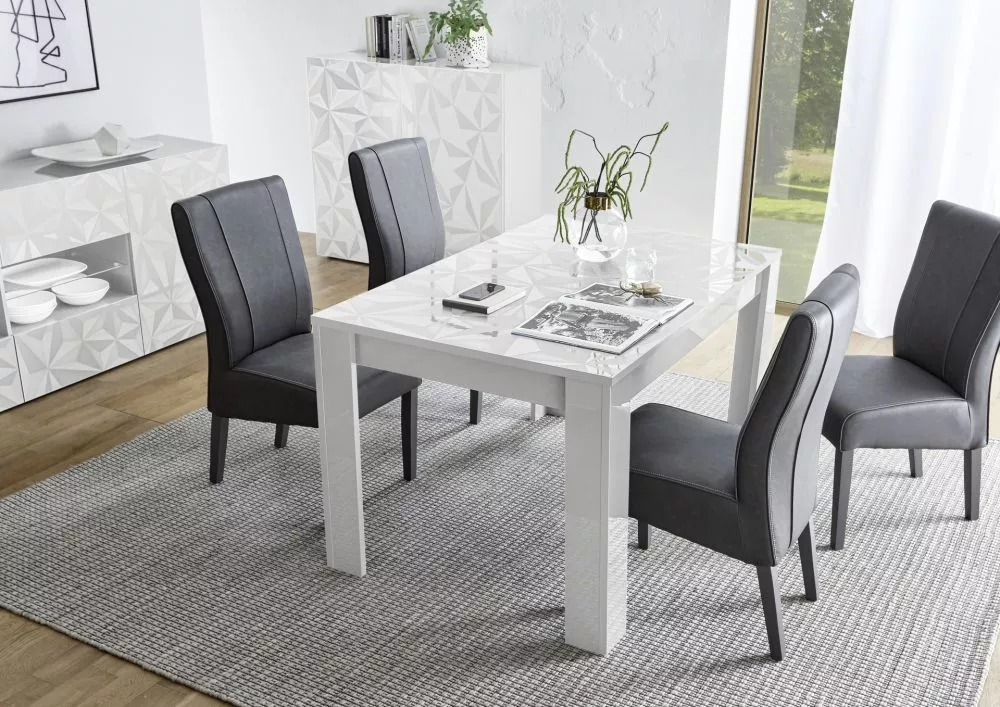 Galds Prisma S137 · Balts · 137 × 79 × 90 cm