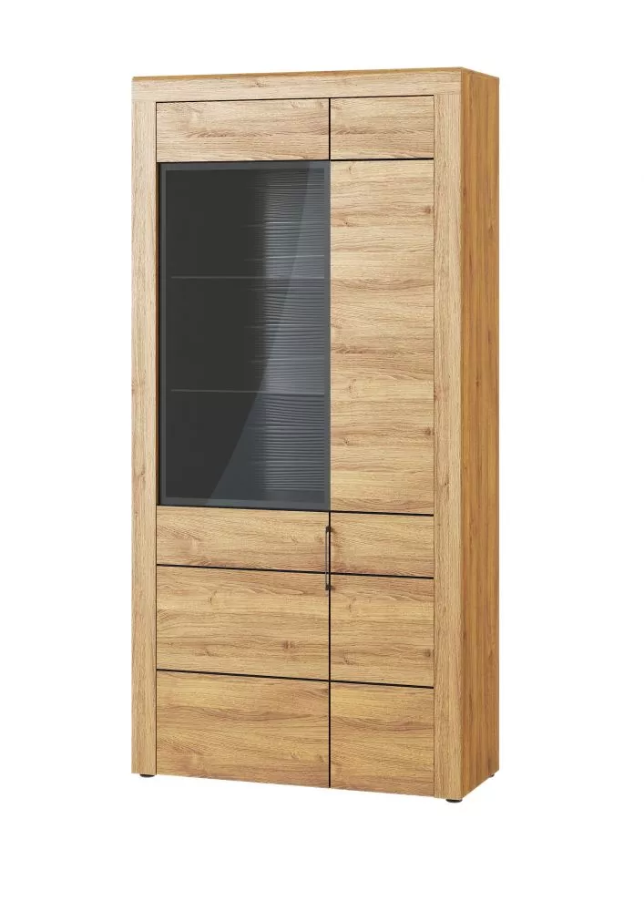 Sekcija Kama 12 ar LED Korpusa krāsa: ozols, · 97 × 40 × 199 cm