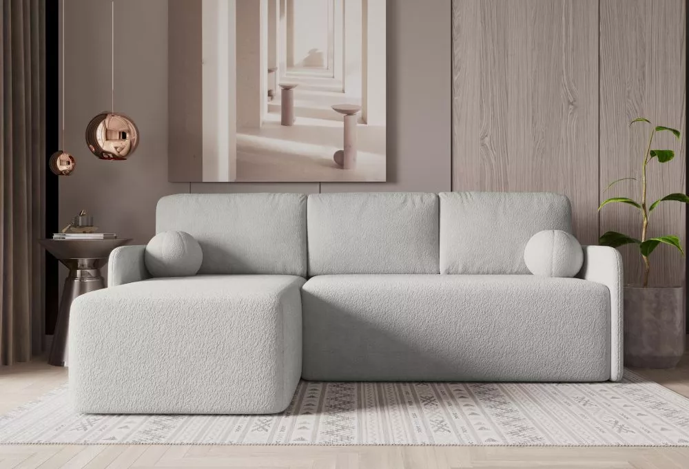 Dīvāns Bloom Premium Standard · Pelēks · 142 × 212 × 92 cm