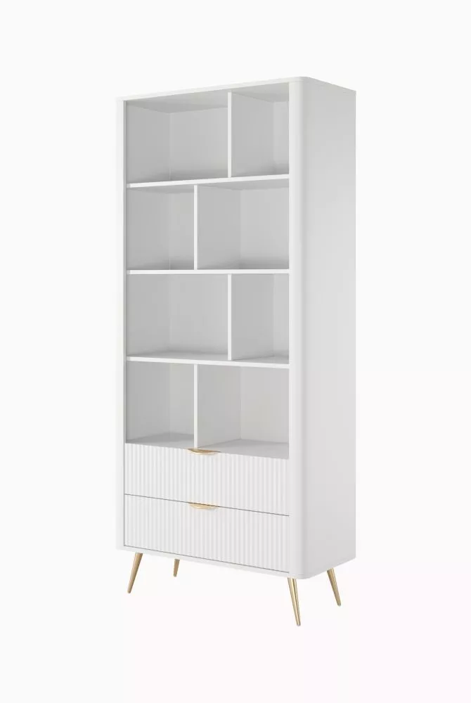 Sekcija Lante A · Balts · 88.2 × 38 × 193.8 cm