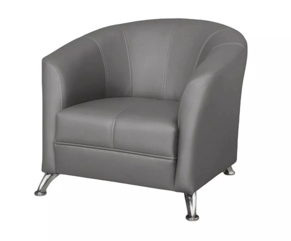 Mīksts krēsls Olier 1S Standard · Pelēks · 86 × 77 × 68 cm