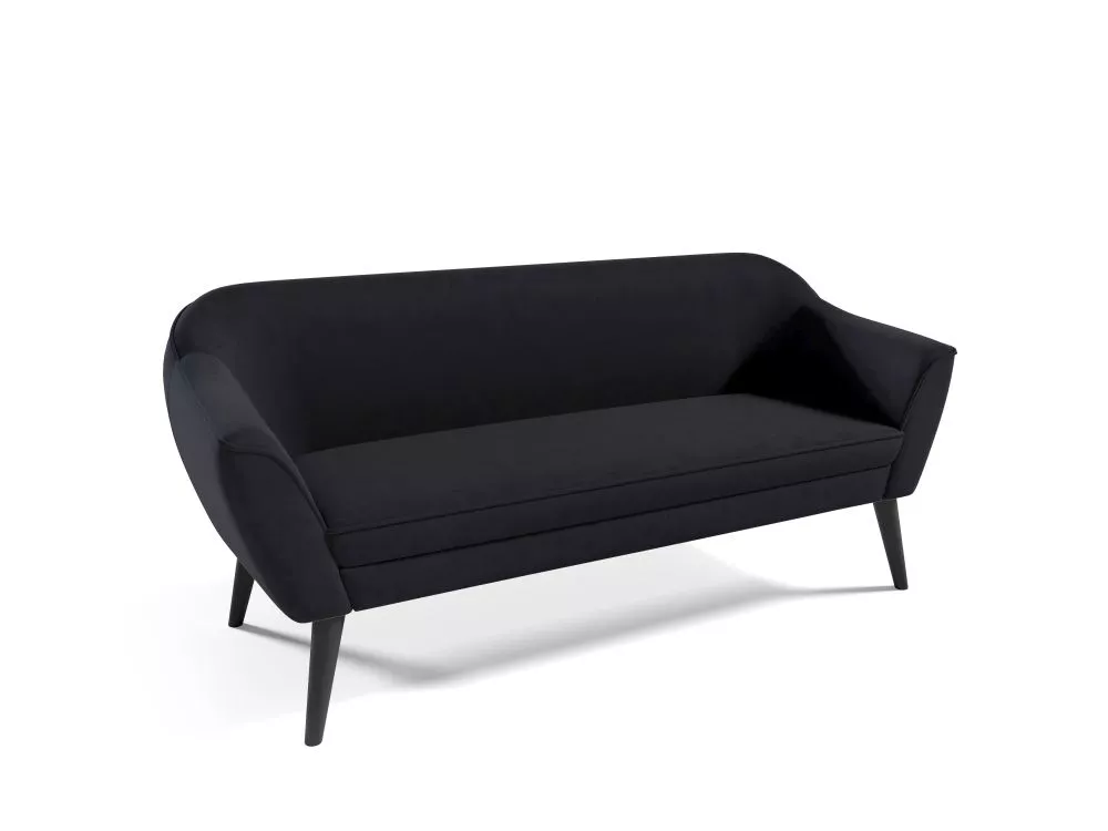 Dīvāns Sofa 189 standard · Melns · 71 × 185 × 75 cm