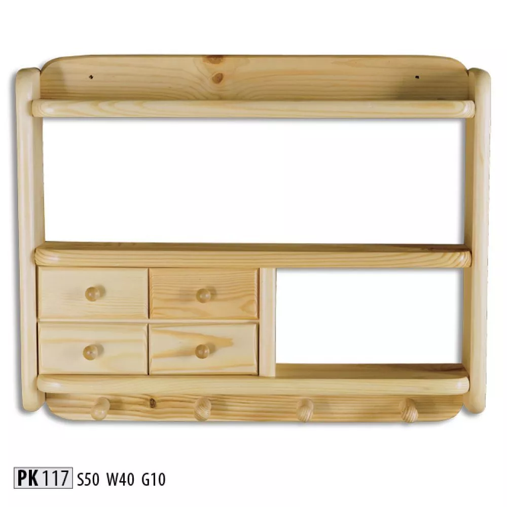Plaukts PK 117 · Priede · 50 × 40 × 10 cm