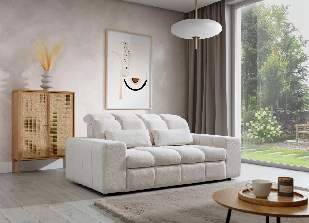 Dīvāns Magnelio 2S Standard · Gaiši bēšs · 104 × 196 × 87 cm