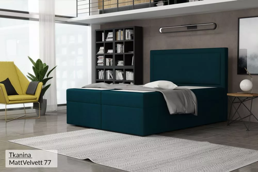 Gulta Musso Standard Guļamvietas platums: 90 cm, Guļamvietas garums: 200 cm, · Tirkīzs · 92 × 210 × 120 cm