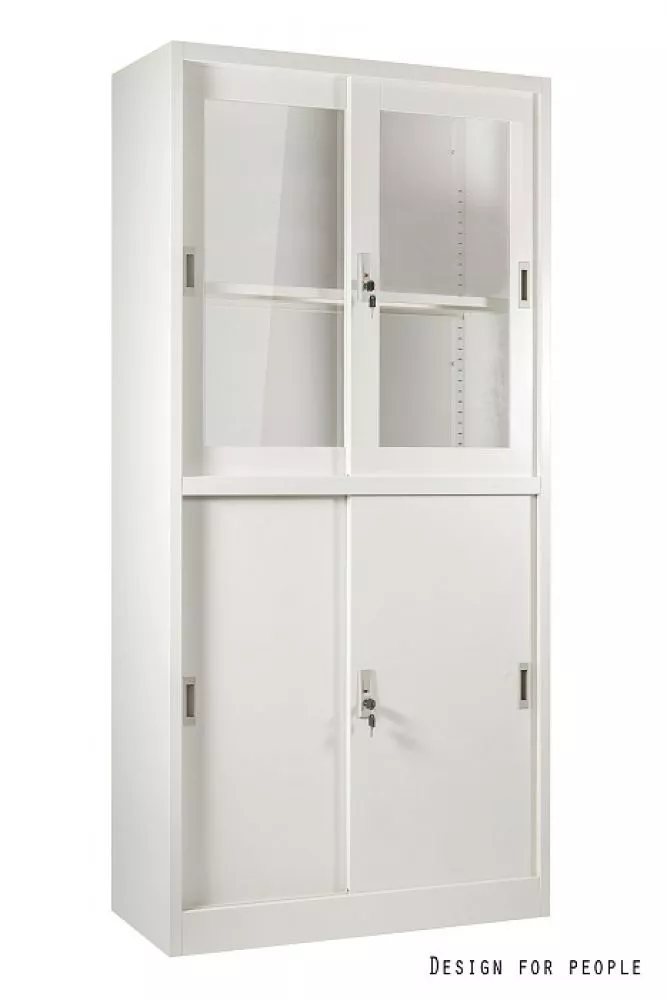Grāmatu skapis XD-015 · Balts · 85 × 39 × 180 cm