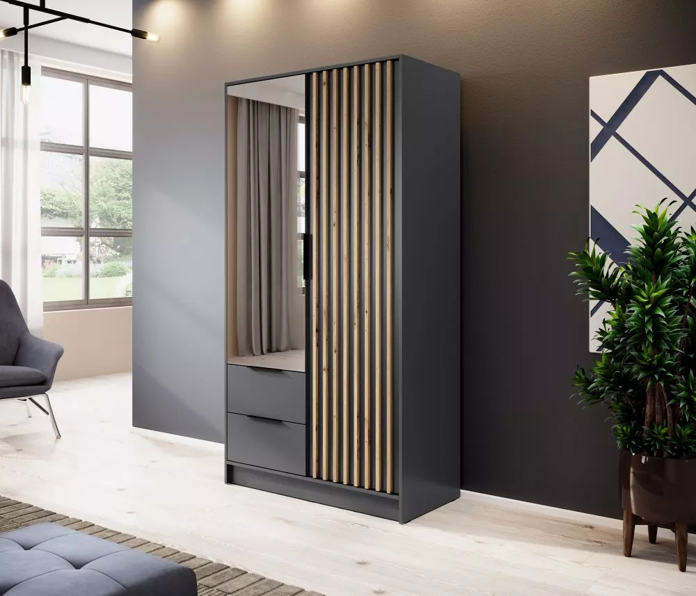 Skapis Nelly Premium Lamela · 105 × 51 × 200 cm