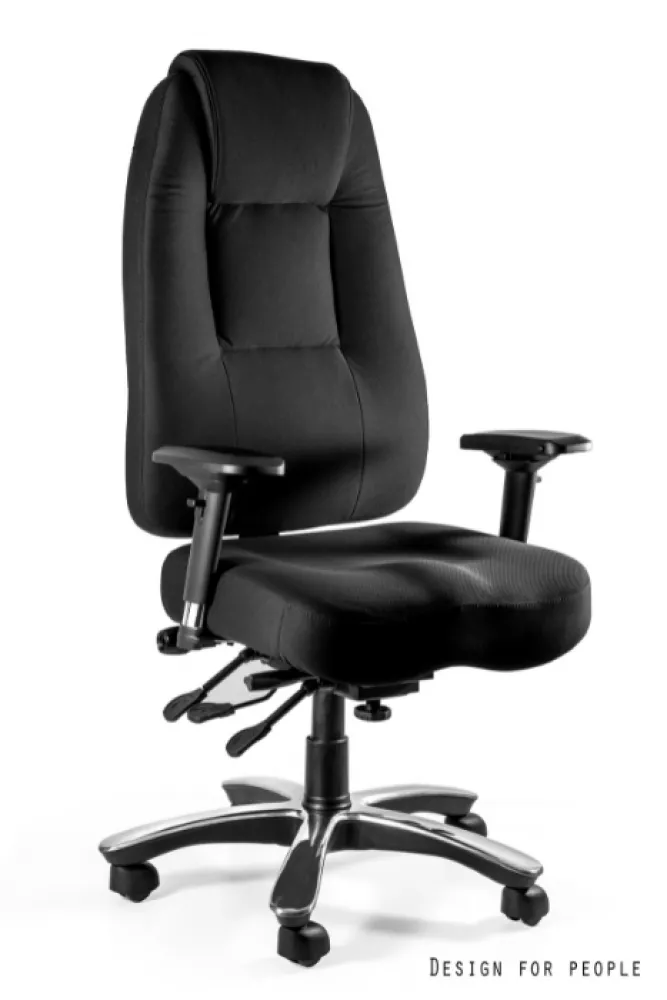 Datorkrēsls Commander Sēdvietas platums: 52 cm, · Melns · 75 × 63 × 122 cm