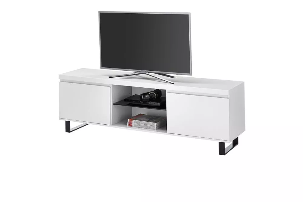 TV tumba Austin 03 · Balts · 166 × 40 × 54 cm