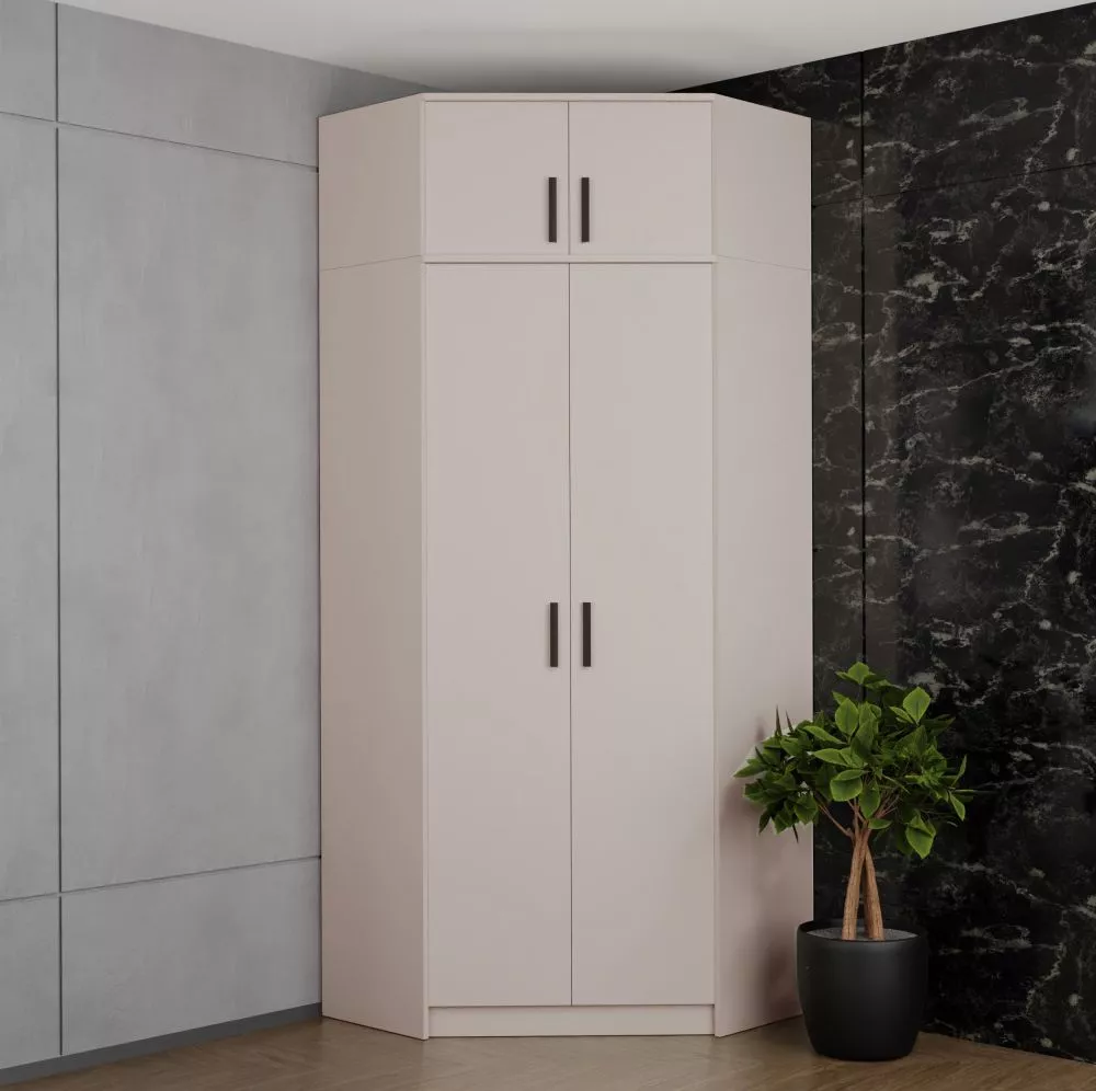 Skapis Grand G8 Lux · Kašmira · 91 × 91 × 235 cm