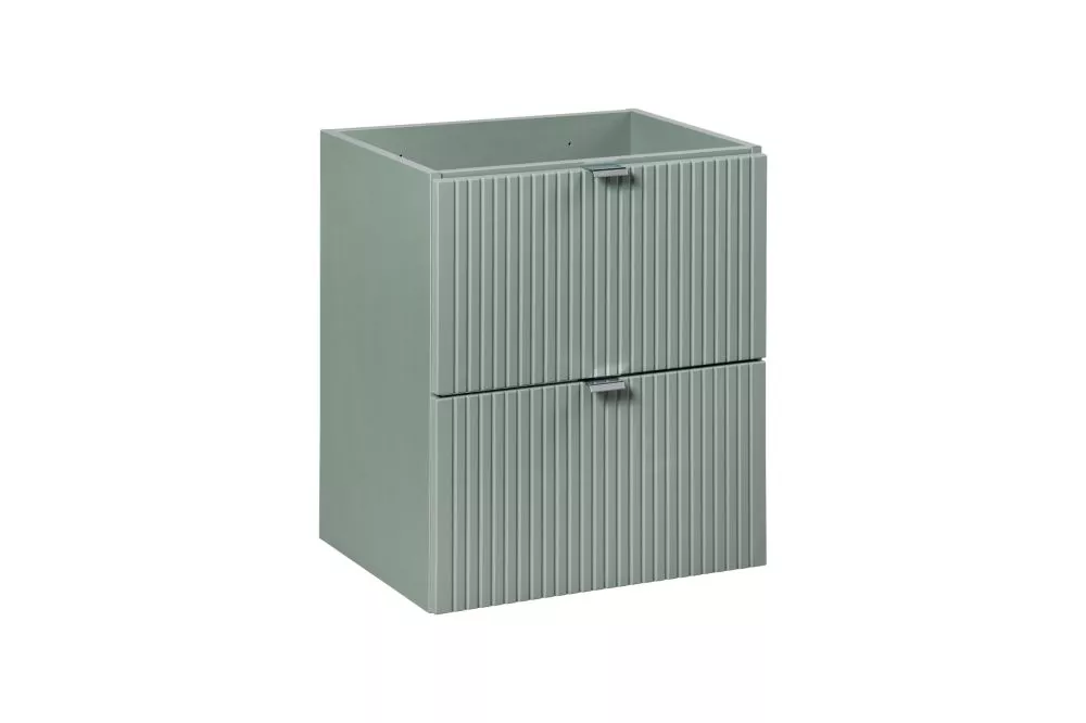 Vannas istabas skapītis Line Reed Green 82-2S · Zaļi pelēks · 50 × 57 × 39 cm