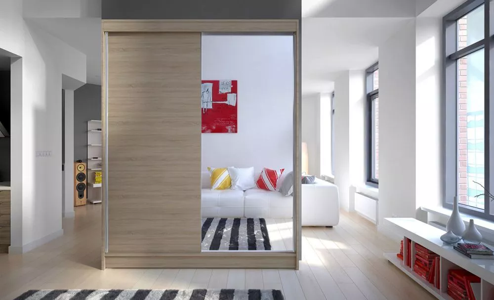 Skapis Jordi · Sonoma · 150 × 58 × 200 cm