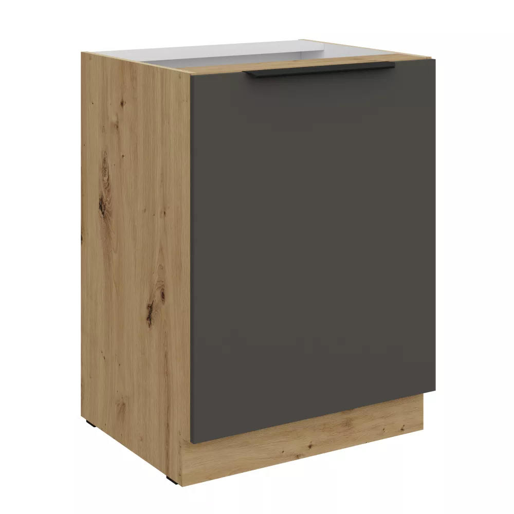 Virtuves skapis Aria Graphite 60 D 1F BB