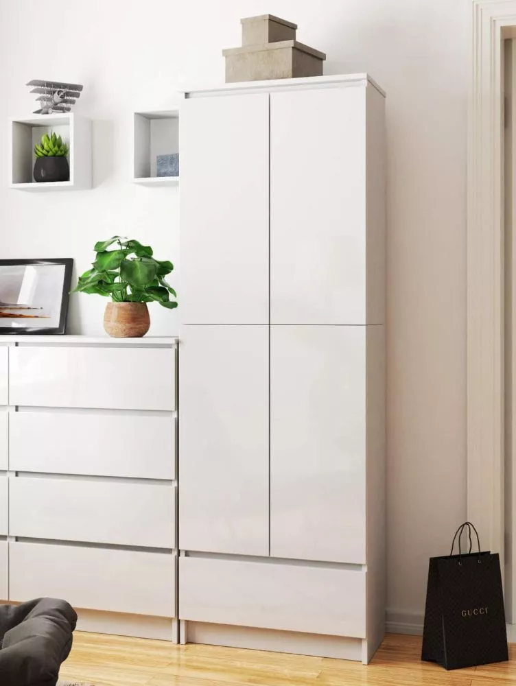 Plaukts R60 CLP Gloss · Balts · 60 × 180 × 36 cm