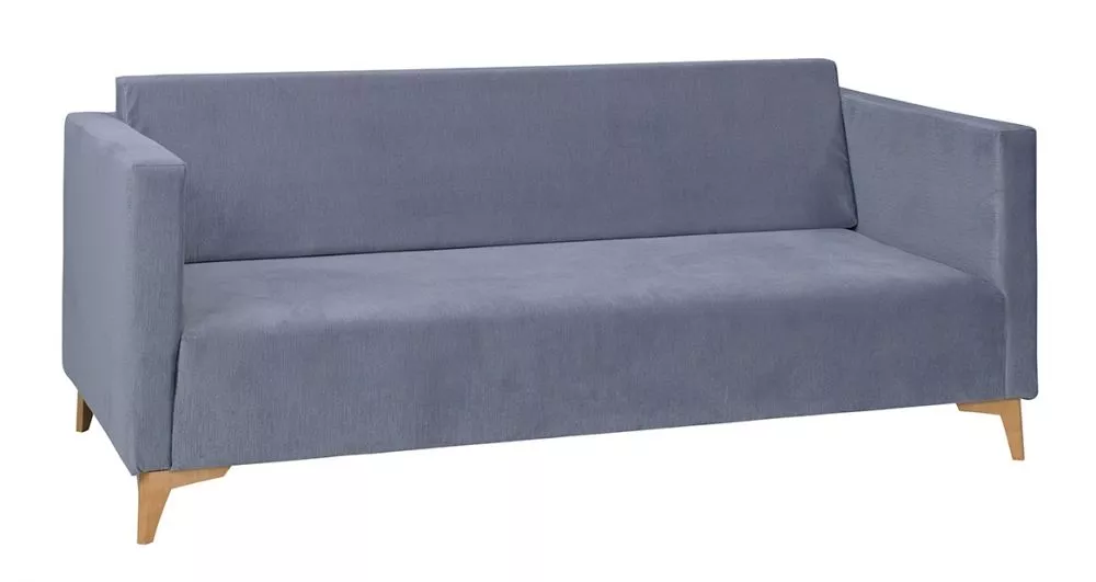 Dīvāns Szafir 3S Standard · Pelēks · 82 × 176 × 74 cm