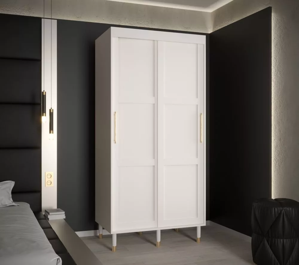 Skapis Calipso Ramiak 1 · Balts · 100 × 62 × 208 cm