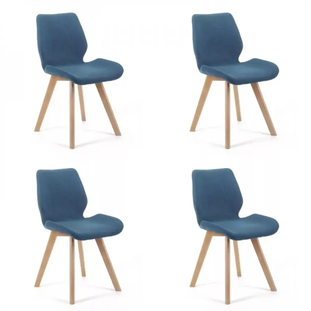 Krēsls Sweet SJ.0159 Set · Zils · 82.5 × 45.5 × 59 cm