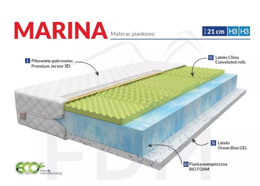Matracis Marina Comfort · 160 × 200 cm