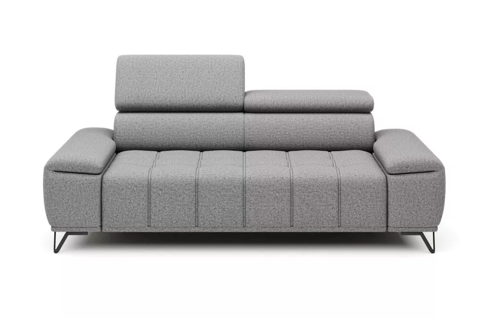Dīvāns Palladio 3S Standard · Pelēks · 110 × 212 × 77 cm