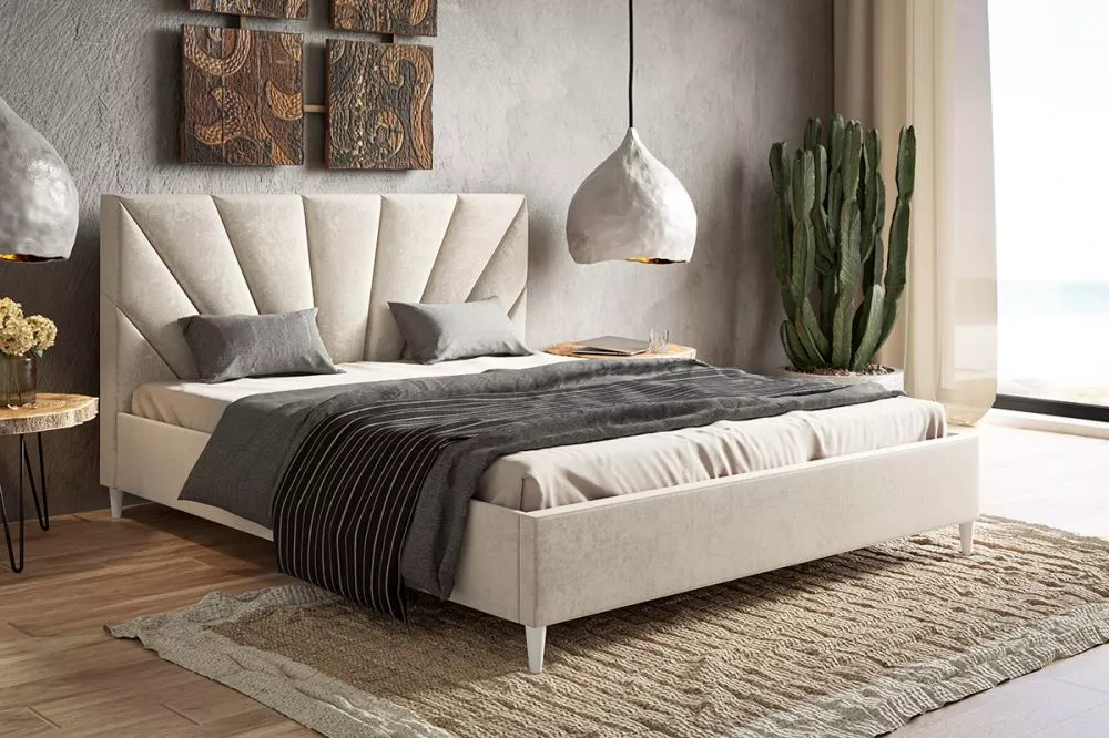 Gulta Lux 3 standard ar stelāžu Guļamvietas platums: 120 cm, Guļamvietas garums: 200 cm, stelāžas tips: koka, · Krēma · 
