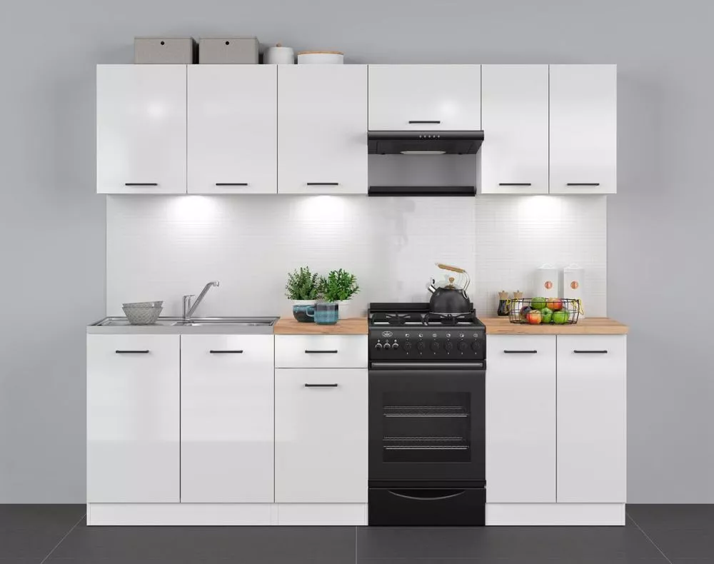 Virtuves komplekts Junona Line 230 Gloss Materiāls : MDF + LKSP plātne,