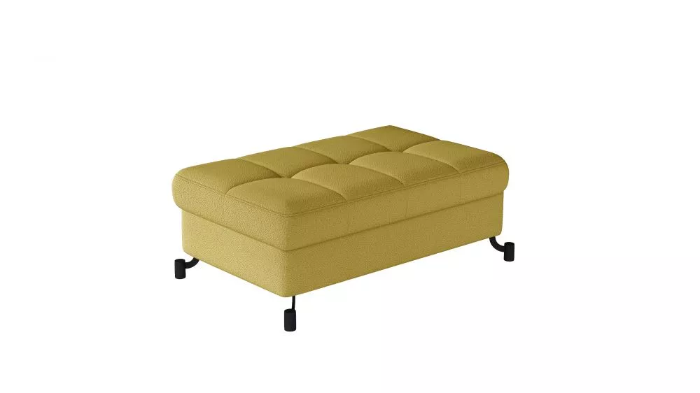 Pufs Lorelle P Premium Standard Auduma numurs: Solar 45, · Dzeltens · 100 × 45 × 70 cm