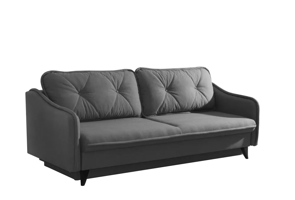 Dīvāns Marmaris standard · Tumši pelēks · 93 × 225 × 85 cm