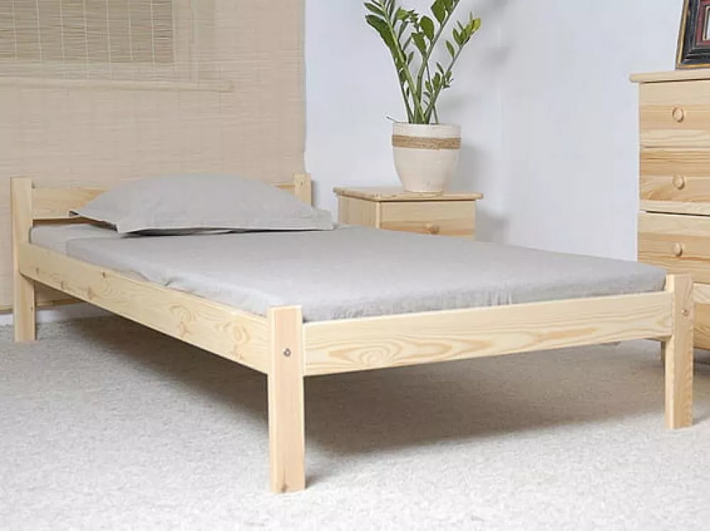 Gulta Kajo Guļamvietas platums: 90 cm, Guļamvietas garums: 200 cm, · Priede · 98 × 207 × 50 cm