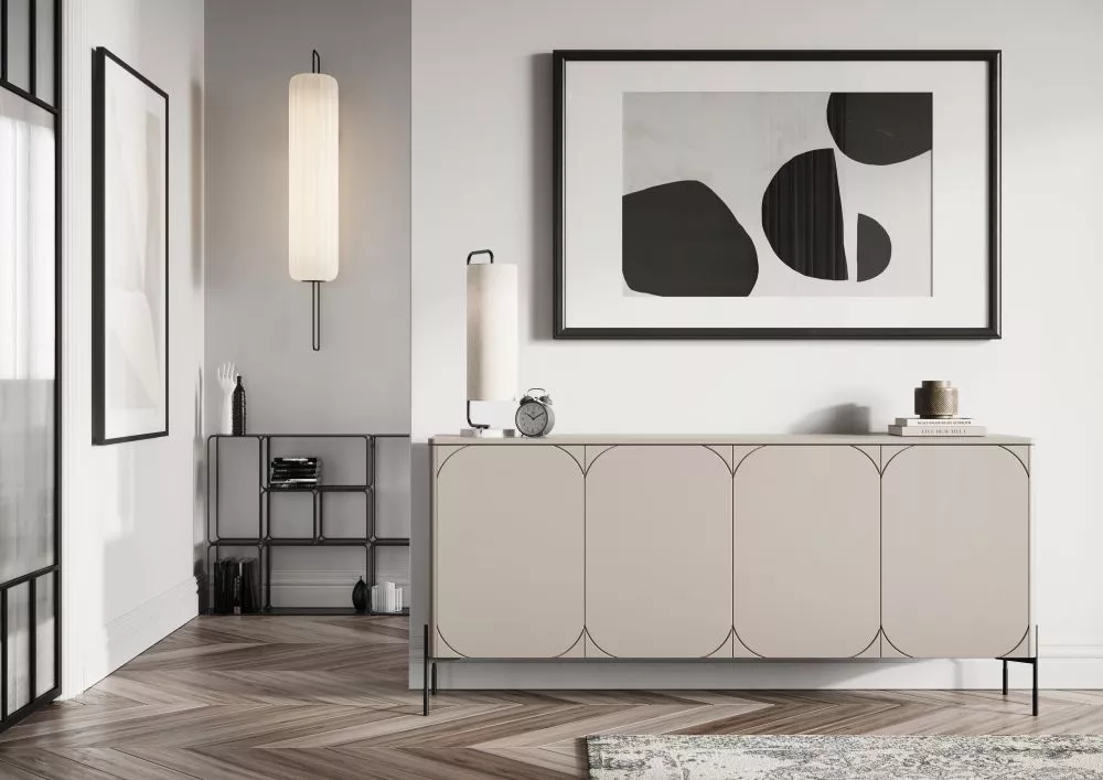 Kumode Sonatia K200 4D4SZ · Gaiši bēšs · 204 × 45 × 90 cm