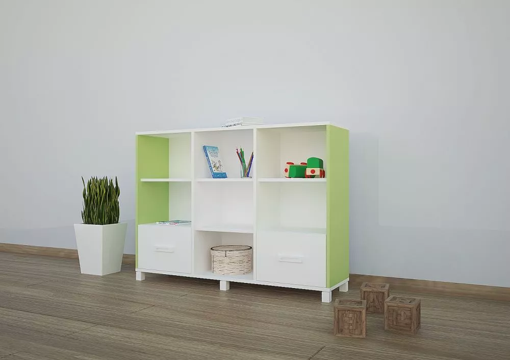 Kumode Animals RN18 · 132 × 34 × 96 cm