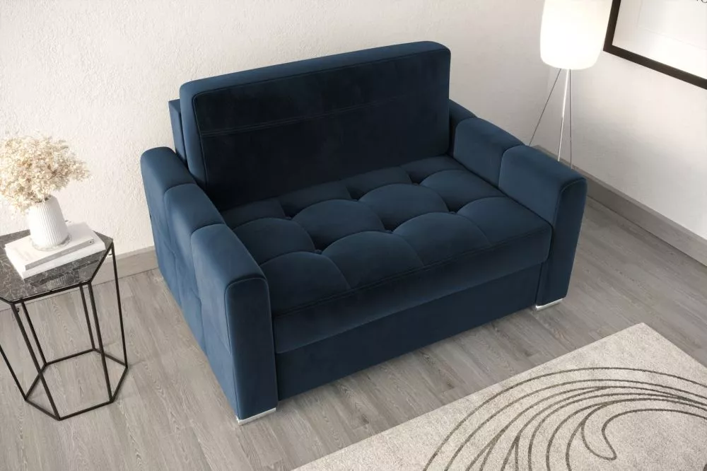 Dīvāns Verona 1 Sofa Standard · Zila · 100 × 135 × 82 cm