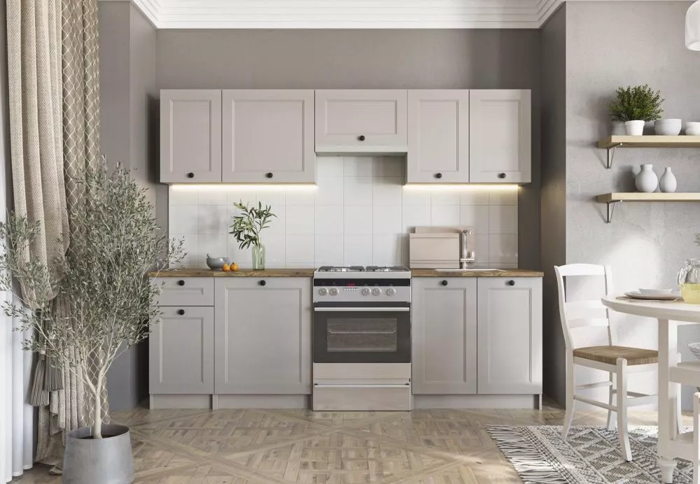 Virtuves komplekts Vivian 240 Materiāls : MDF plātne, · Kašmira