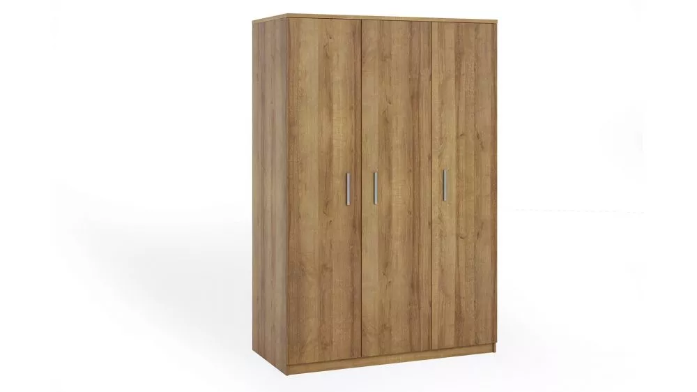 Skapis Bono BO6 · Zelta ozols · 135 × 65 × 202.2 cm
