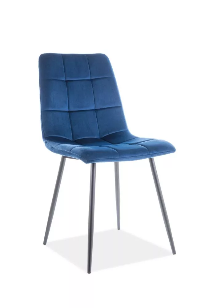 Krēsls Mila Velvet · Zils · 86 × 45 × 41 cm