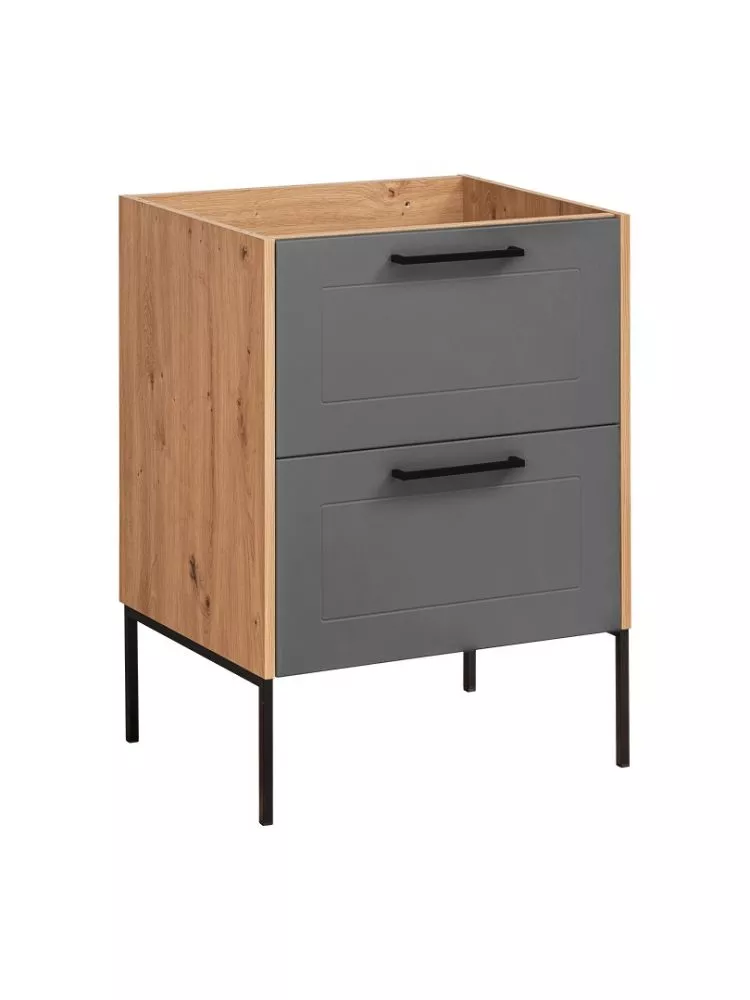 Vannas istabas skapītis Madera Grey 820 · 60 × 81 × 46 cm