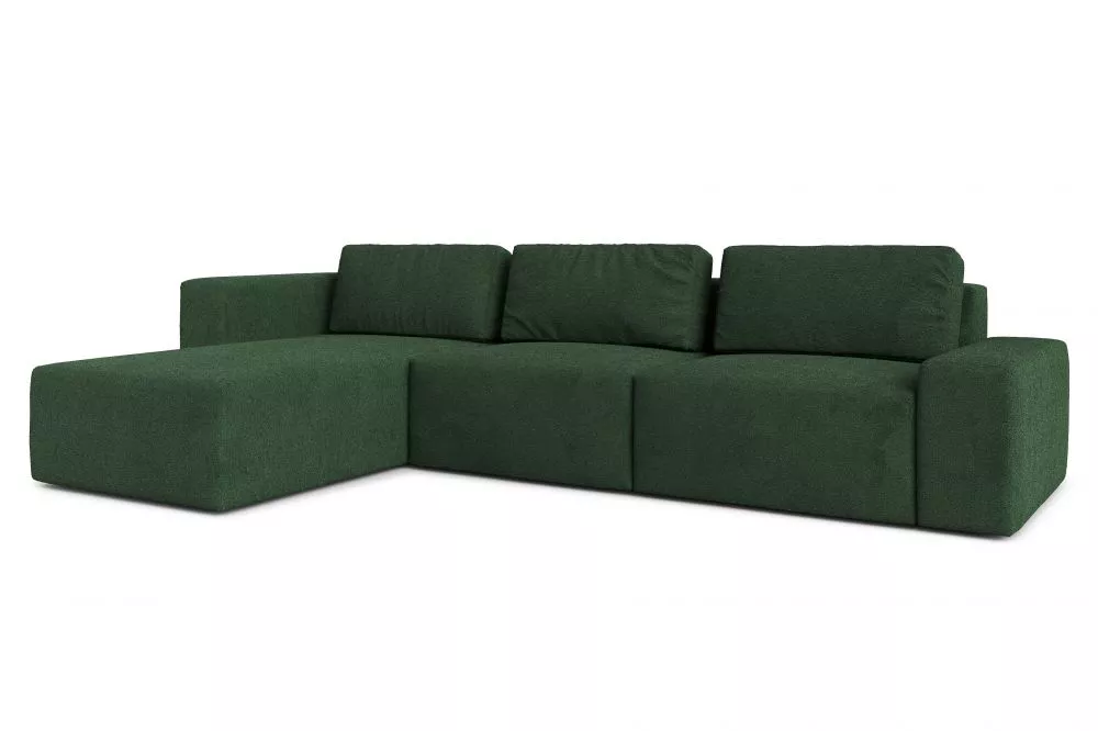 Dīvāns Berg Standard · Tumši zaļš · 202 × 360 × 90 cm