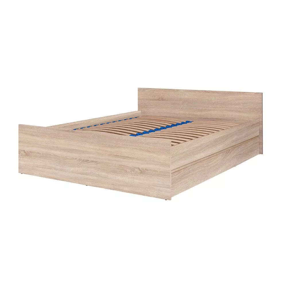Gulta Cosmo C16 (160x200) ar stelāžu Guļamvietas platums: 160 cm, Guļamvietas garums: 200 cm, stelāžas tips: koka, · Ozo