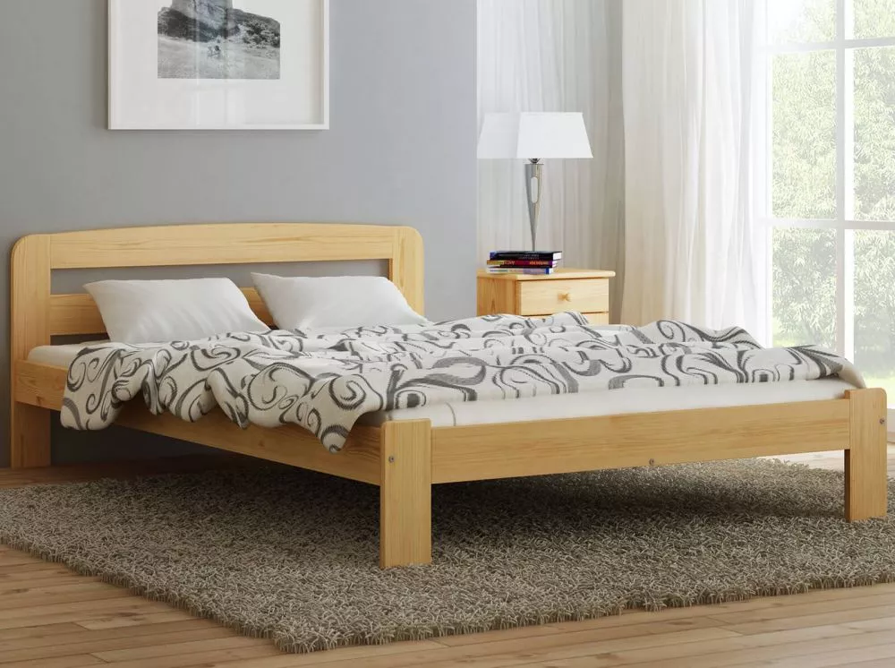 Gulta Sara ar stelāžu Guļamvietas platums: 120 cm, Guļamvietas garums: 200 cm, · Priede · 128 × 207 × 25 cm