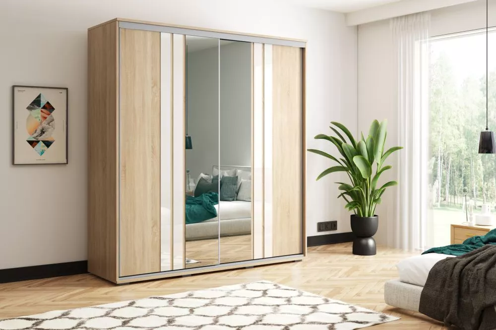 Skapis Modern A10 · Sonoma · 100 × 62 × 245 cm