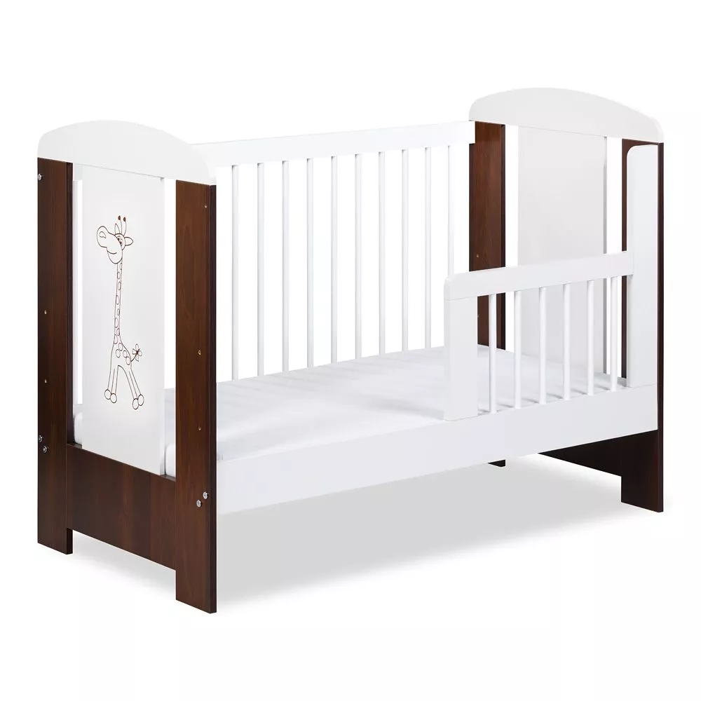 Bērnu gulta Safari 1 Premium žirafe 60x120 ar stelāžu Guļamvietas platums: 60 cm, Guļamvietas garums: 120 cm, · 66 × 124
