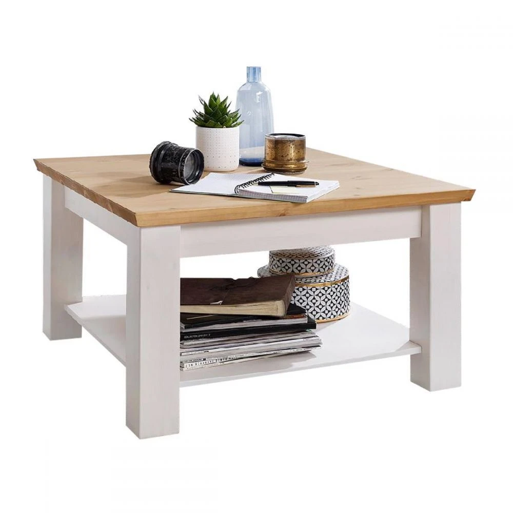 Žurnālgalds Marone Lawa mala Korpusa krāsa: balts, · 75 × 75 × 45 cm