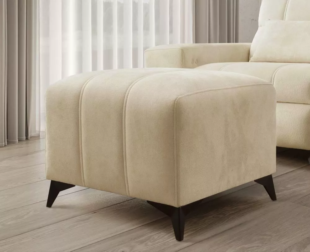 Pufs Dafne P Standard Auduma numurs: Whisper 01, · Krēma · 62 × 48 × 62 cm