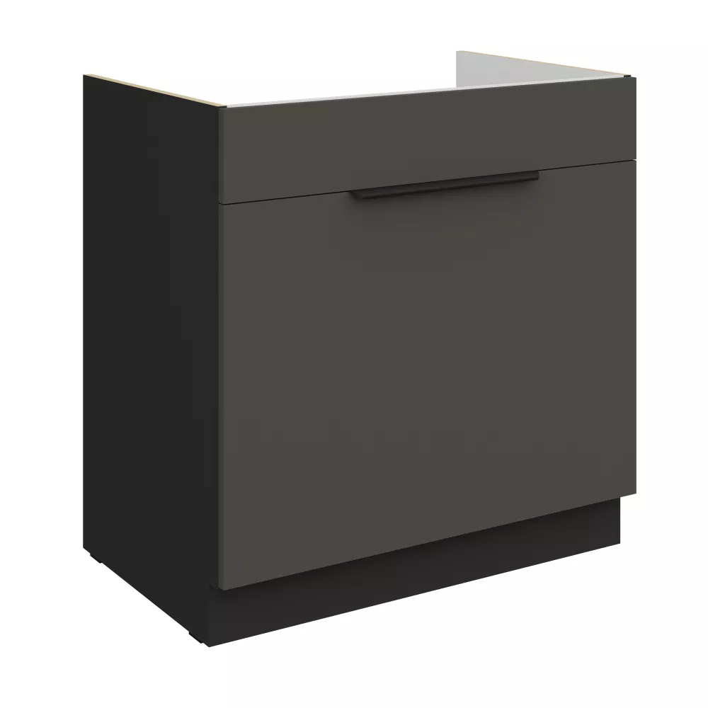 Virtuves skapis Aria Graphite 80 ZL 1S BB