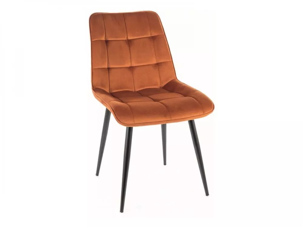 Krēsls Chic Velvet · Oranžs · 88 × 50 × 43 cm