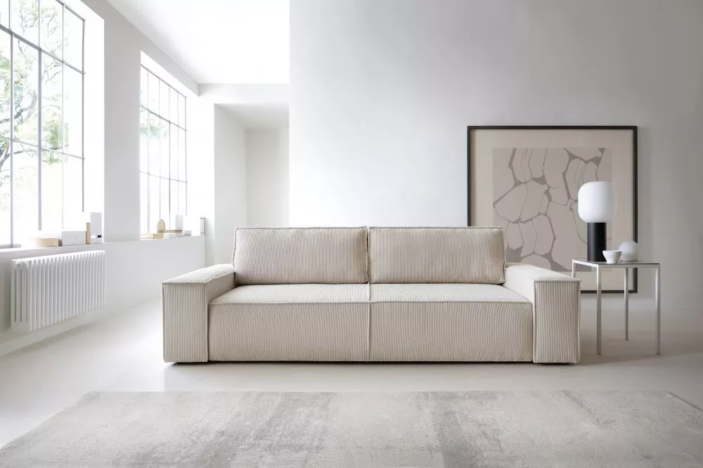 Dīvāns Fiord Sofa standard · Gaiši pelēks · 102 × 257 × 85 cm