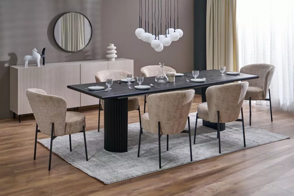 Galds Bolero Black · Melns · 160 × 78 × 90 cm