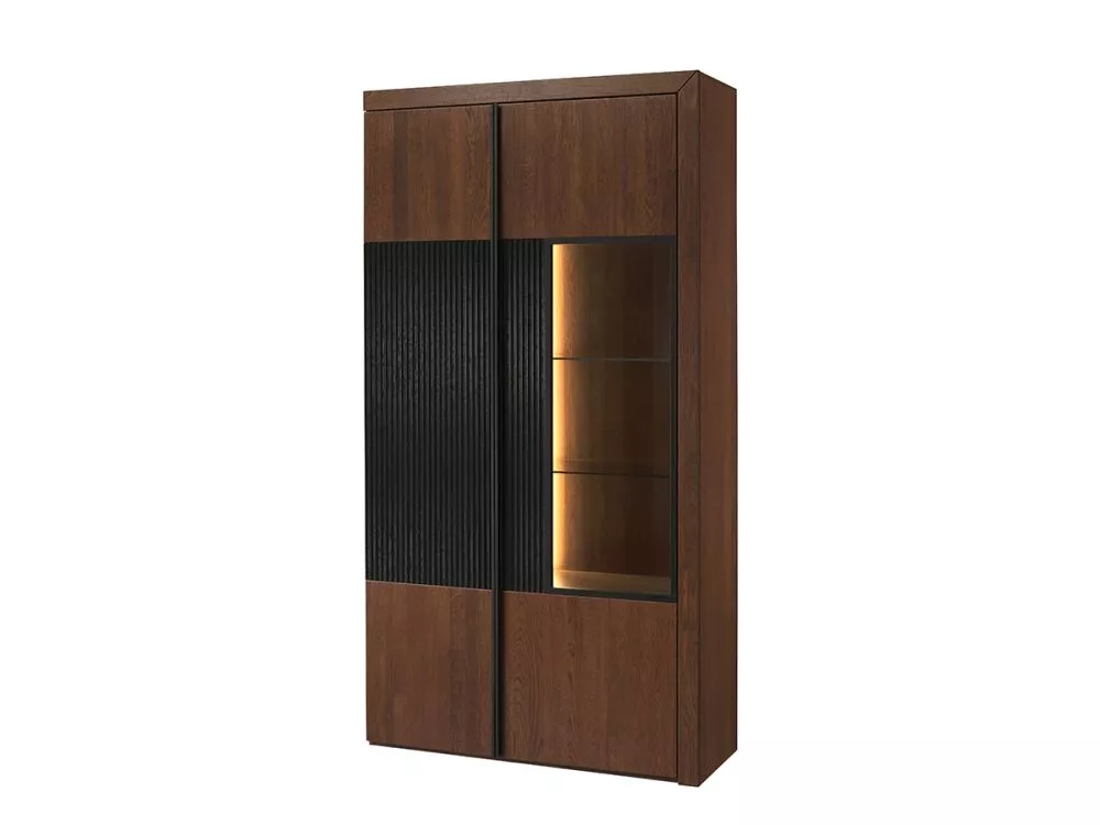 Sekcija Paris 12 ar LED Korpusa krāsa: ozols, · 106 × 42 × 202 cm