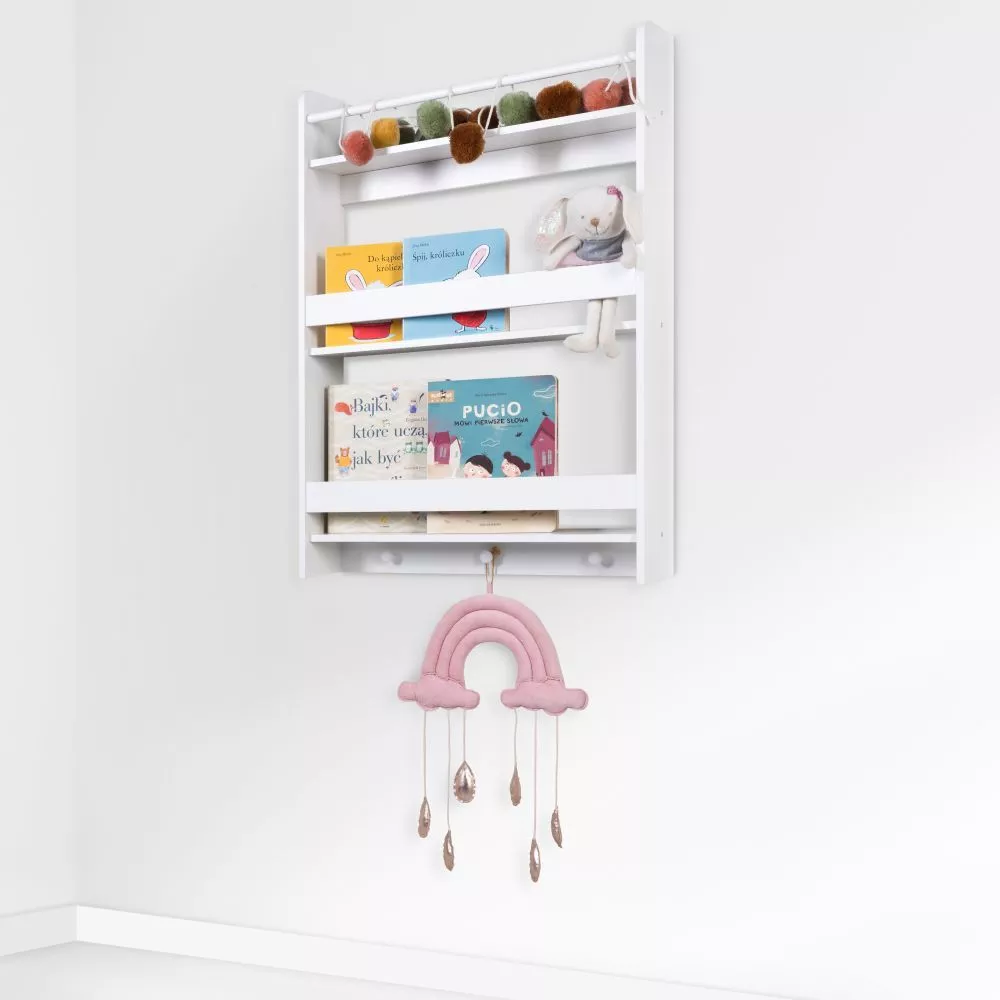 Plaukts LittleSky white · Balts · 59 × 84 × 14 cm